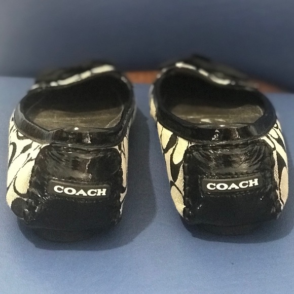 Coach signature canvas/leather flats - Picture 3 of 16